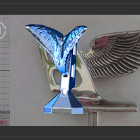 Bentley hood ornament. Flying B mascot - Thumbnail 7