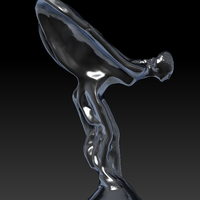 Rolls Royce hood ornament. Spirit of Ecstasy - Thumbnail 3
