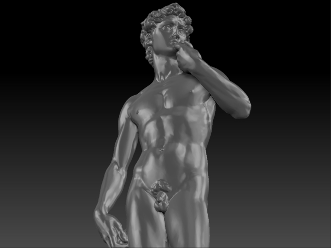 David by Michelangelo statue 3D Print 181649