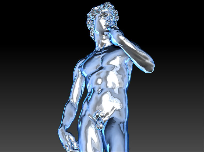 David by Michelangelo statue 3D Print 181650