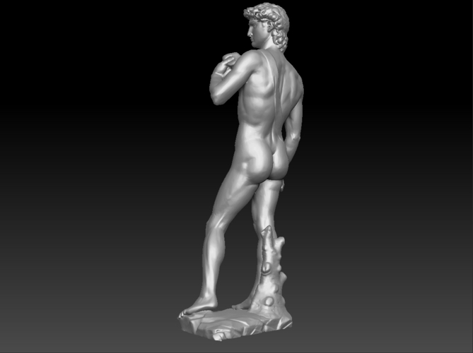David by Michelangelo statue 3D Print 181655