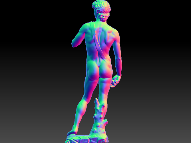 David by Michelangelo statue 3D Print 181659