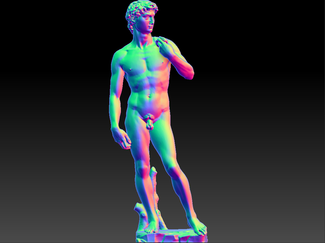 David by Michelangelo statue 3D Print 181660