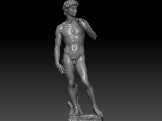 David by Michelangelo statue 3D Print 181662