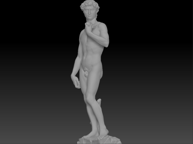 David by Michelangelo statue 3D Print 181664