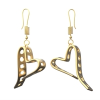 Earring And Necklace Heart - Thumbnail 1