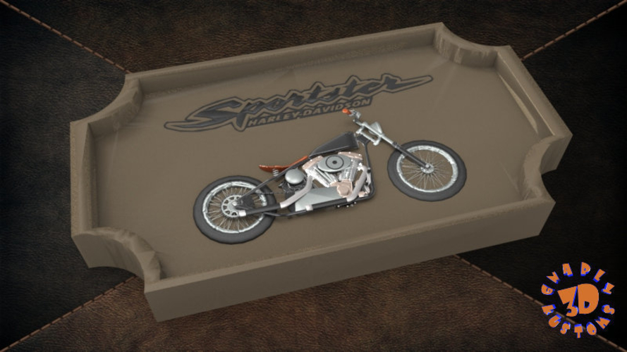 Harley Davidson Sportster Sign 3D Print 181690