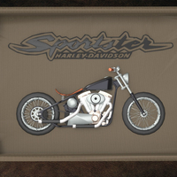 Harley Davidson Sportster Sign - Thumbnail 3