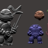 Chibi Mutant Ninja Turtles.... Raffa!! - Thumbnail 1