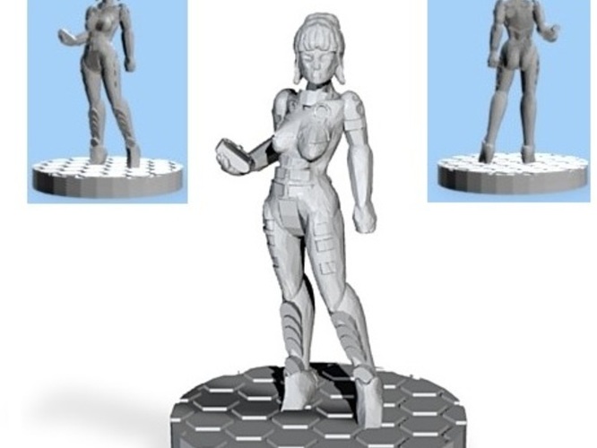 Alexandra Pryce, 28mm Miniature 3D Print 1817