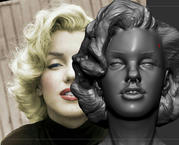 Marilyn Monroe 3d print bust 3D Print 181702