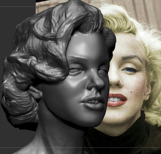 Marilyn Monroe 3d print bust 3D Print 181706