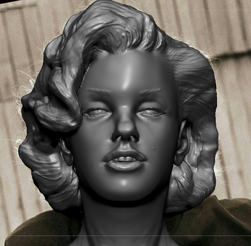 Marilyn Monroe 3d print bust 3D Print 181707