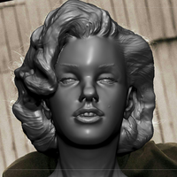 Marilyn Monroe 3d print bust - Thumbnail 8