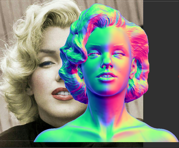 Marilyn Monroe 3d print bust 3D Print 181708