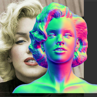 Marilyn Monroe 3d print bust - Thumbnail 9