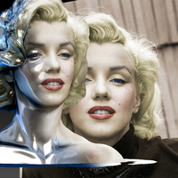 Small Marilyn Monroe 3d print bust 3D Printing 181709
