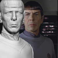 Star Trek Mr. Spock bust. Leonard Nimoy - Thumbnail 1