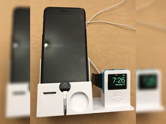 3d printed outlet apple watch stand