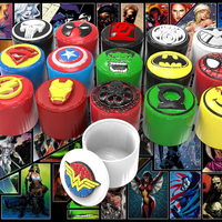 16 Comic Book Character Logos Round Box Set - Thumbnail 2