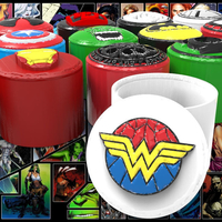 16 Comic Book Character Logos Round Box Set - Thumbnail 3