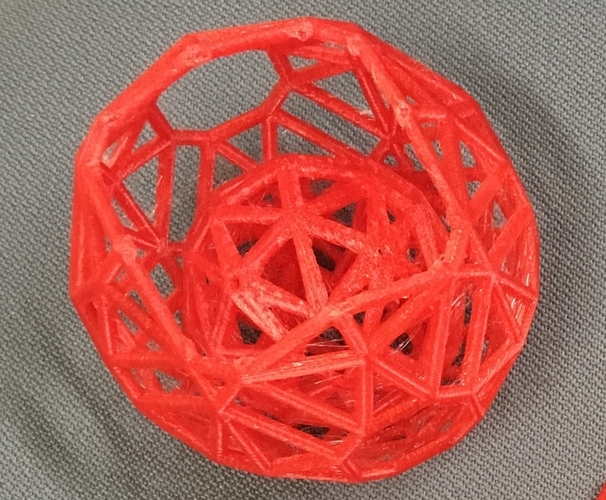 Polytopal fidget roller 3D Print 181885