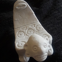 Taino Ritual Seat, Duho, Dominican Republic - Thumbnail 2