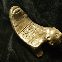 Taino Ritual Seat, Duho, Dominican Republic - Thumbnail 6