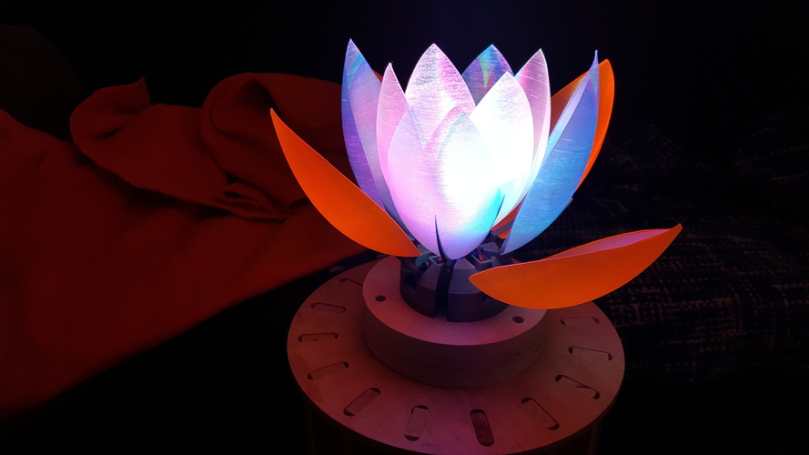 Servo Flower 3D Print 182022