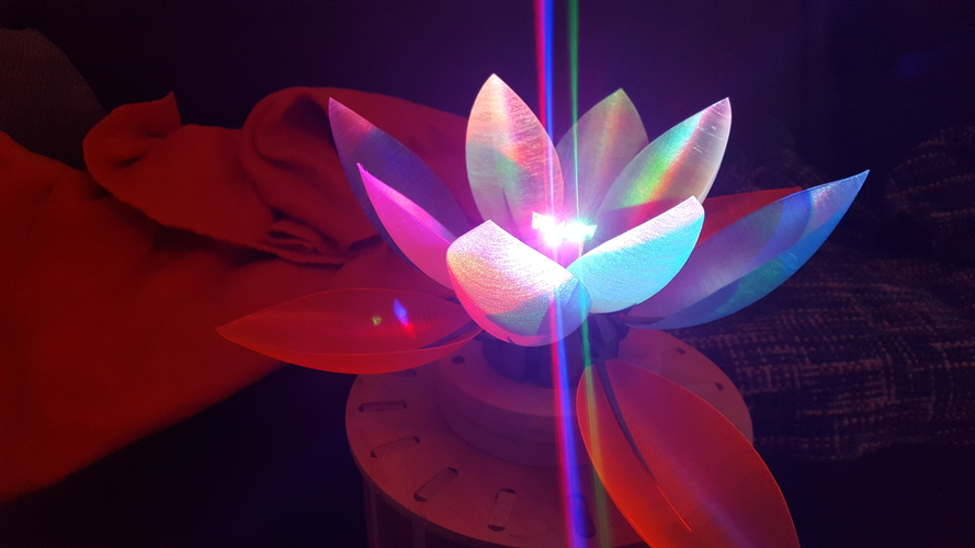 Servo Flower 3D Print 182025