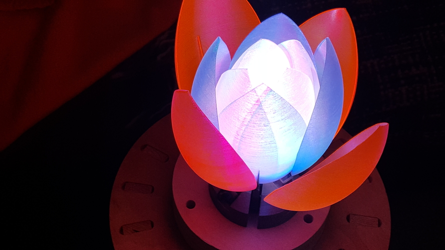 Servo Flower 3D Print 182038