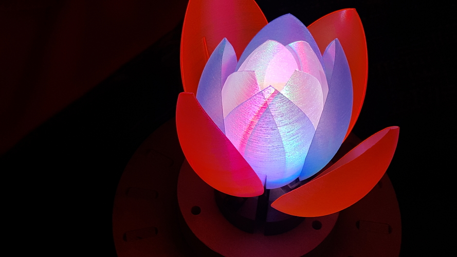 Servo Flower 3D Print 182039