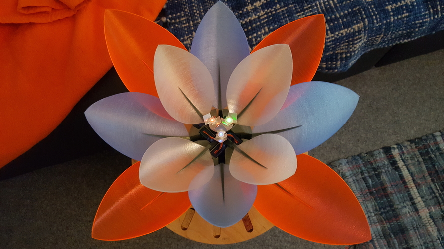 Servo Flower 3D Print 182043
