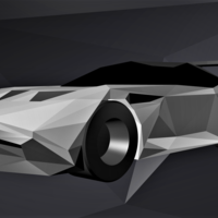 Low-Poly Aston Martin Vulcan - Thumbnail 1