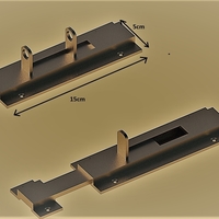 Small Slide lock 3D Printing 182089