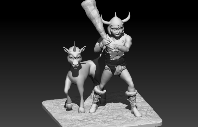 Bobby and the Unicorn 3D Print 182099