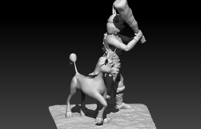 Bobby and the Unicorn 3D Print 182100