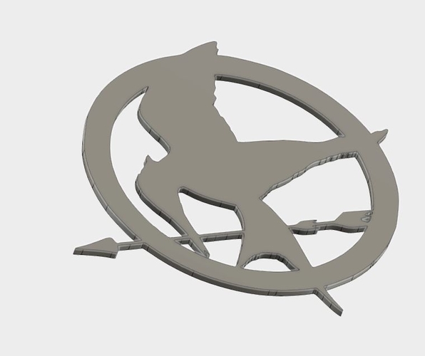 Mockingjay Coster 3D Print 182125