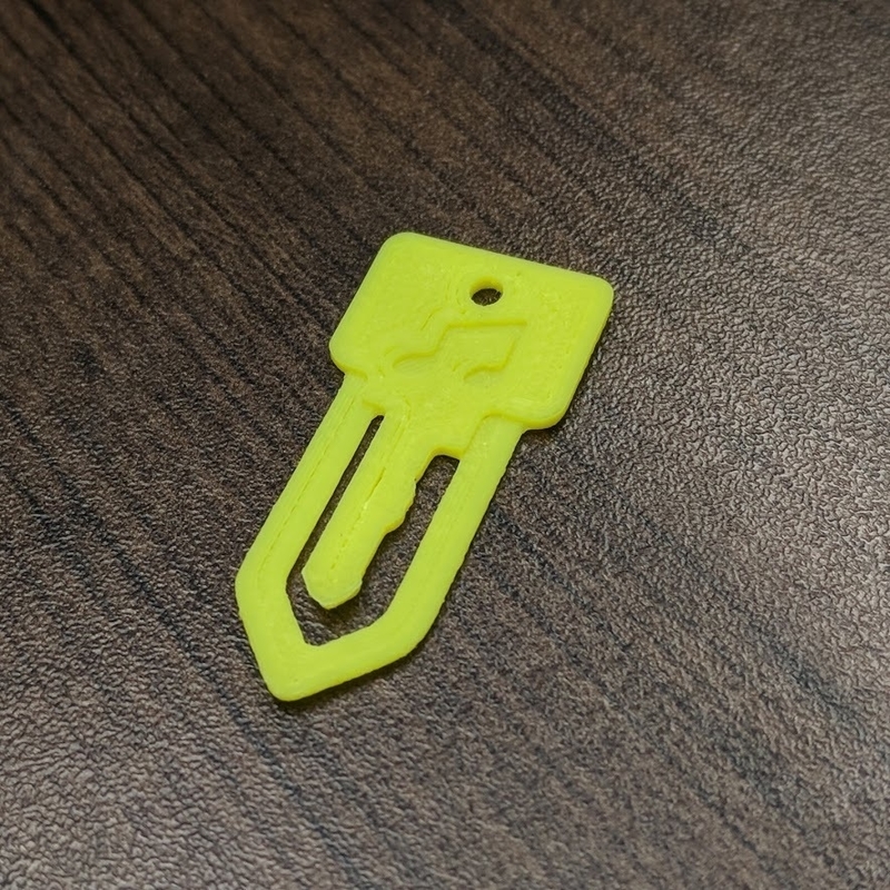 key notes paper clip