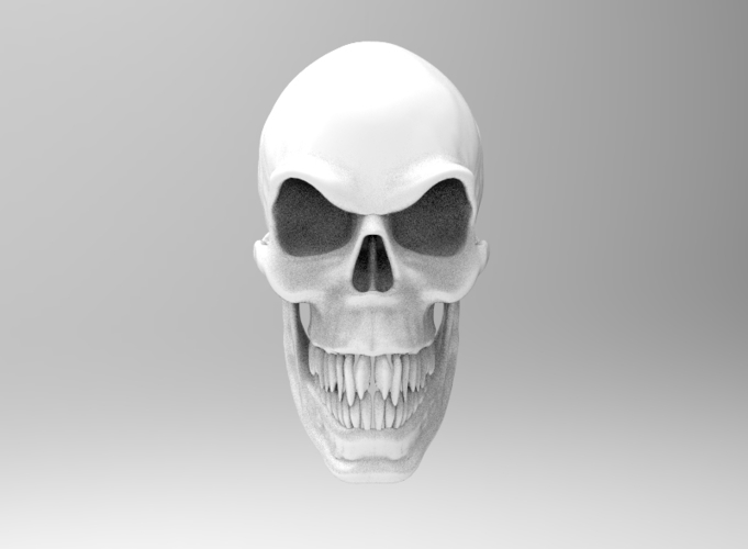 Evil Skull 3D Print 182197