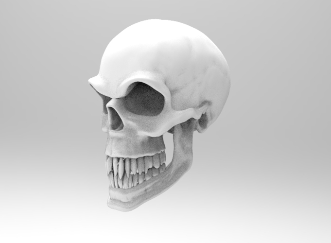 Evil Skull 3D Print 182198