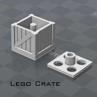 Small Lego Crate 3D Printing 182341