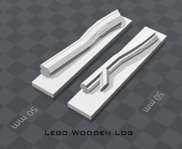 Lego Wooden Log 3D Print 182350