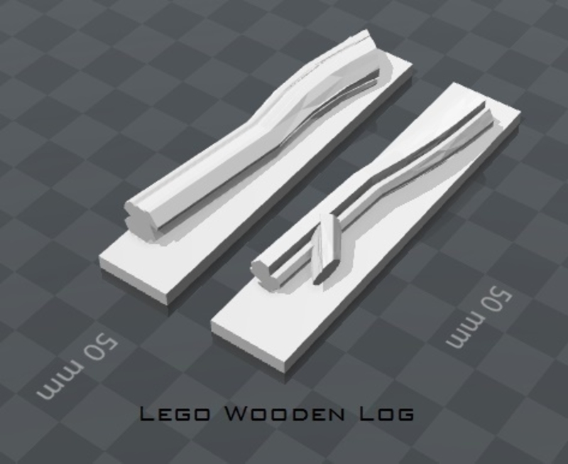 Lego Wooden Log