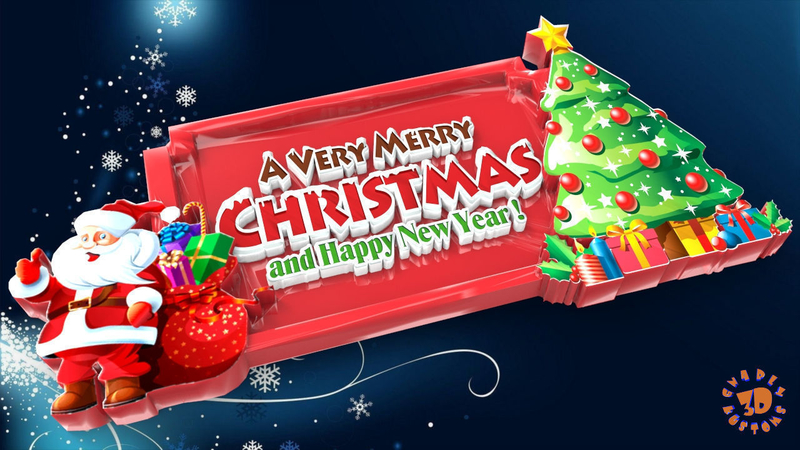 A Very Merry Christmas & Happy New Year! Sign