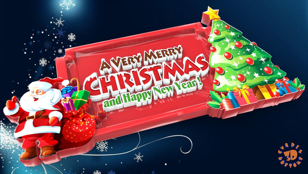 A Very Merry Christmas & Happy New Year! Sign
