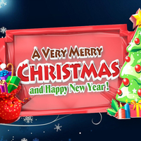A Very Merry Christmas & Happy New Year! Sign - Thumbnail 2
