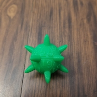 Small Spike ball D20 3D Printing 182436