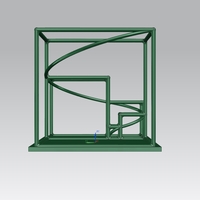 Fibonacci 3D Spiral Desk Tidy - Thumbnail 3