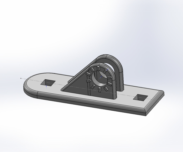 Metal Detector loop -  real size ( 350 mm)  and full details 3D Print 182444